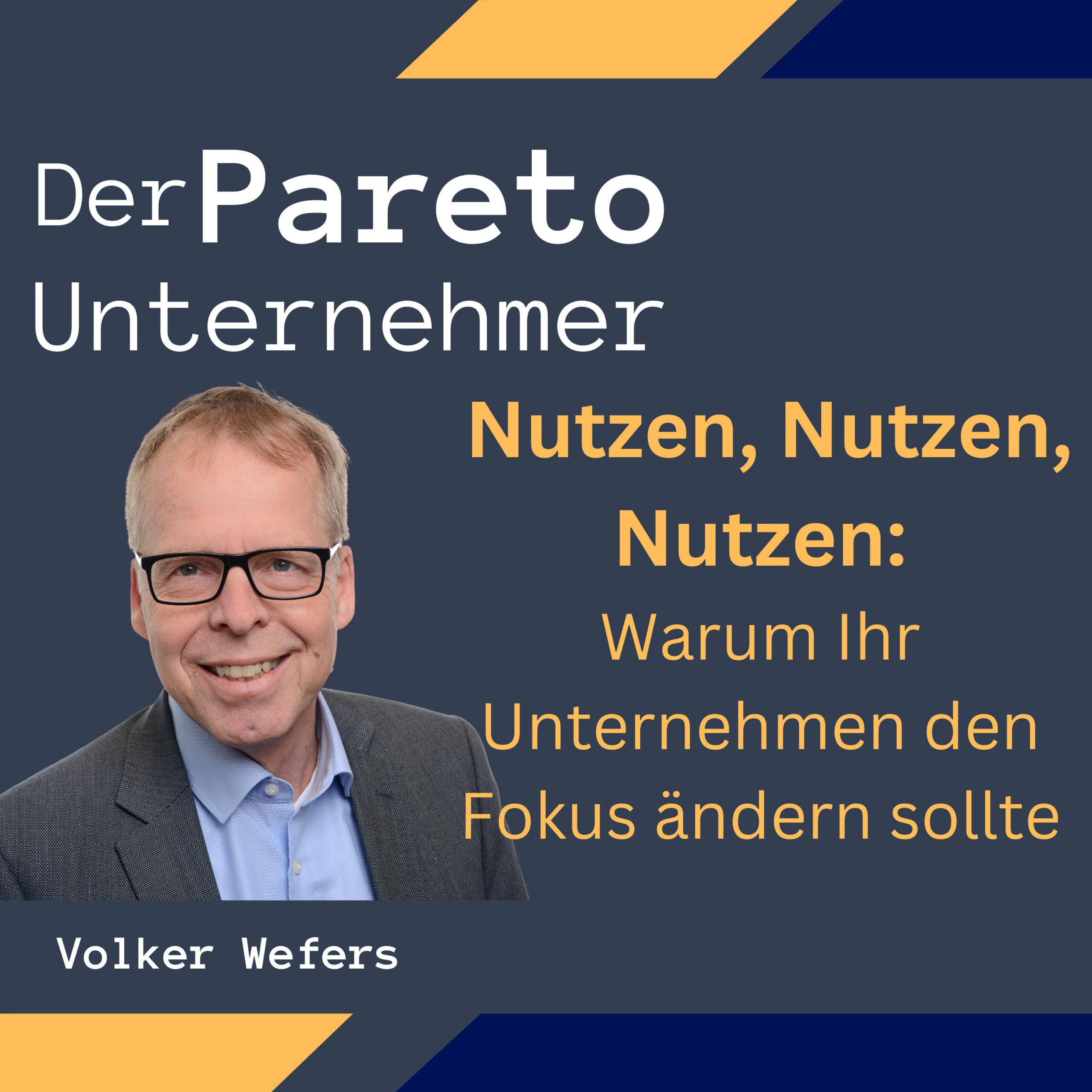 Der Pareto-Unternehmer